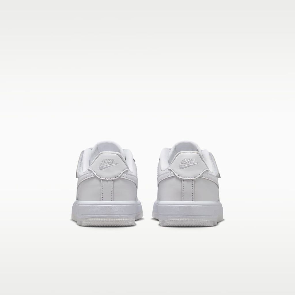 Nike Force 1 Low EasyOn Little Kids' Shoes - White/White/White