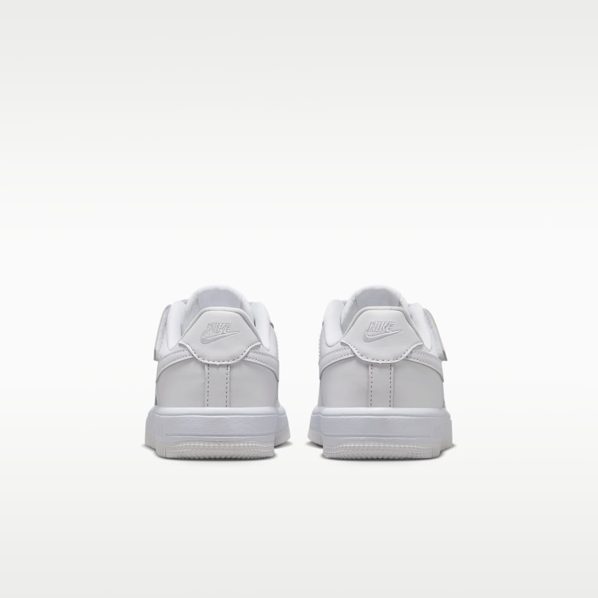 Nike Force 1 Low EasyOn Little Kids' Shoes - White/White/White