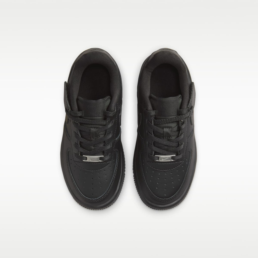 Nike Force 1 Low EasyOn Little Kids' Shoes - Black/Black/Black