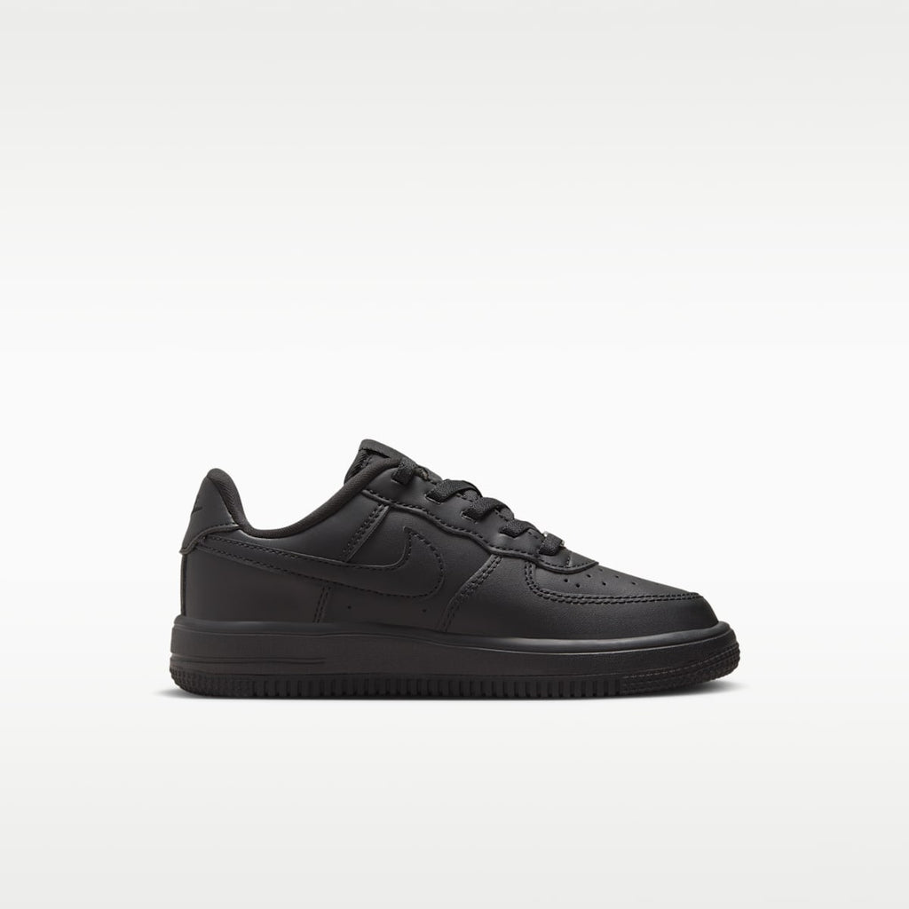 Nike Force 1 Low EasyOn Little Kids' Shoes - Black/Black/Black