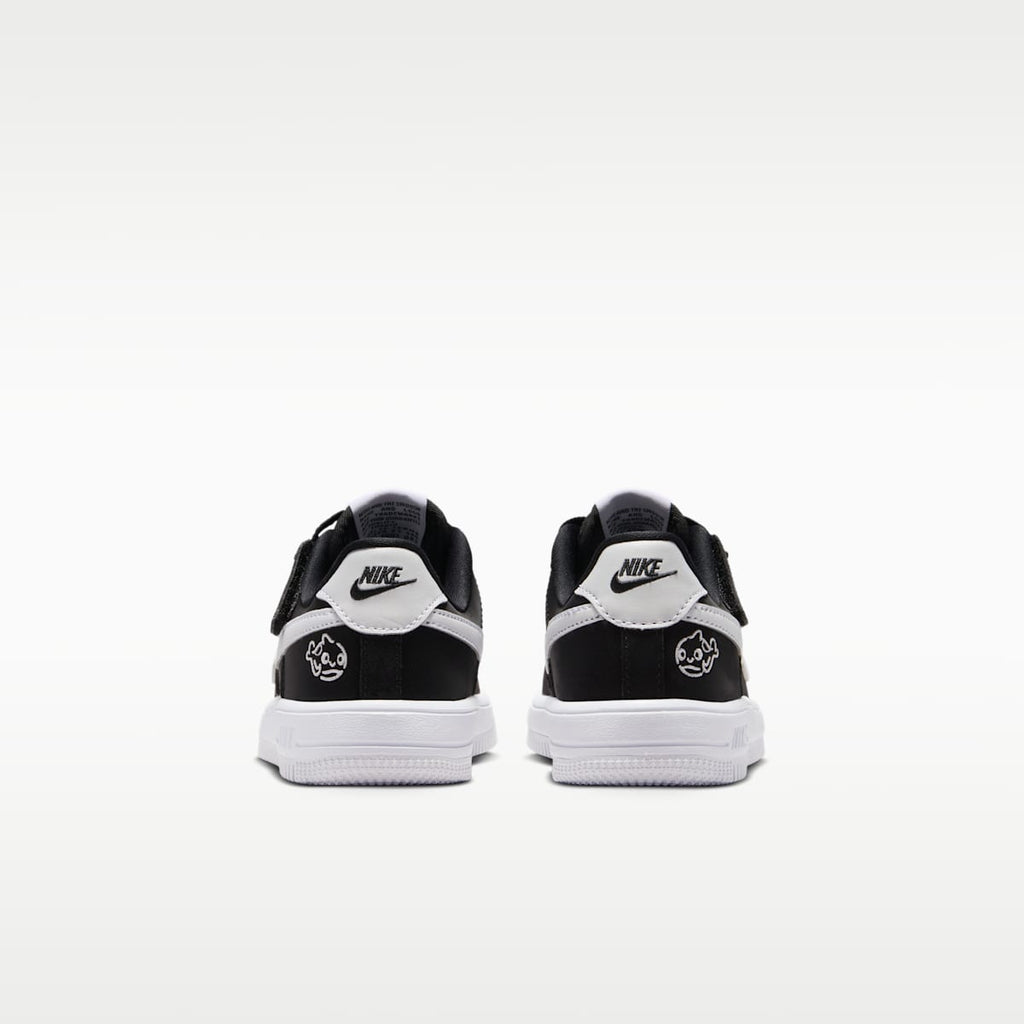 Nike Force 1 Low EasyOn Little Kids' Shoes - Black/White