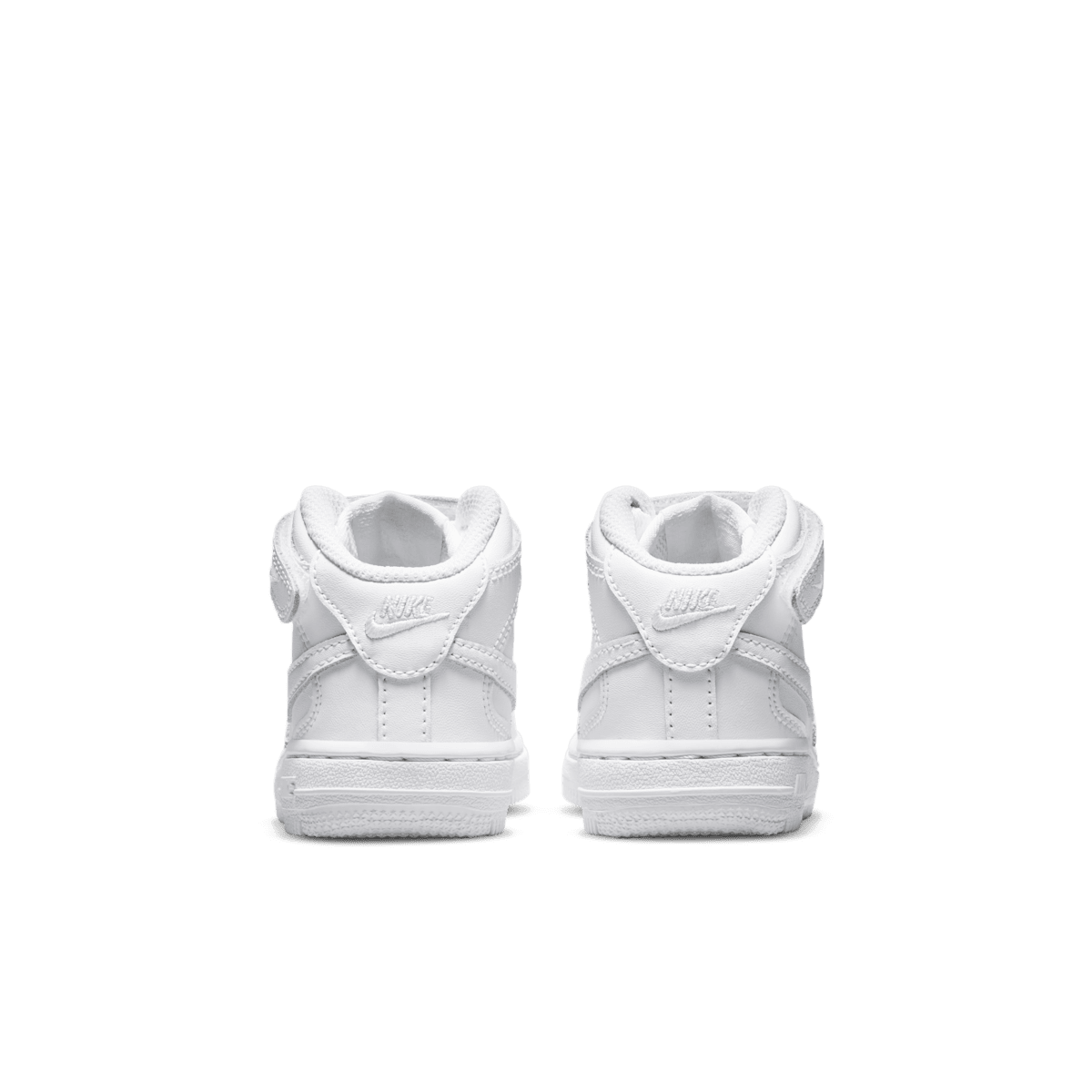 Nike Force 1 Mid LE Baby/Toddler Shoes - White/White