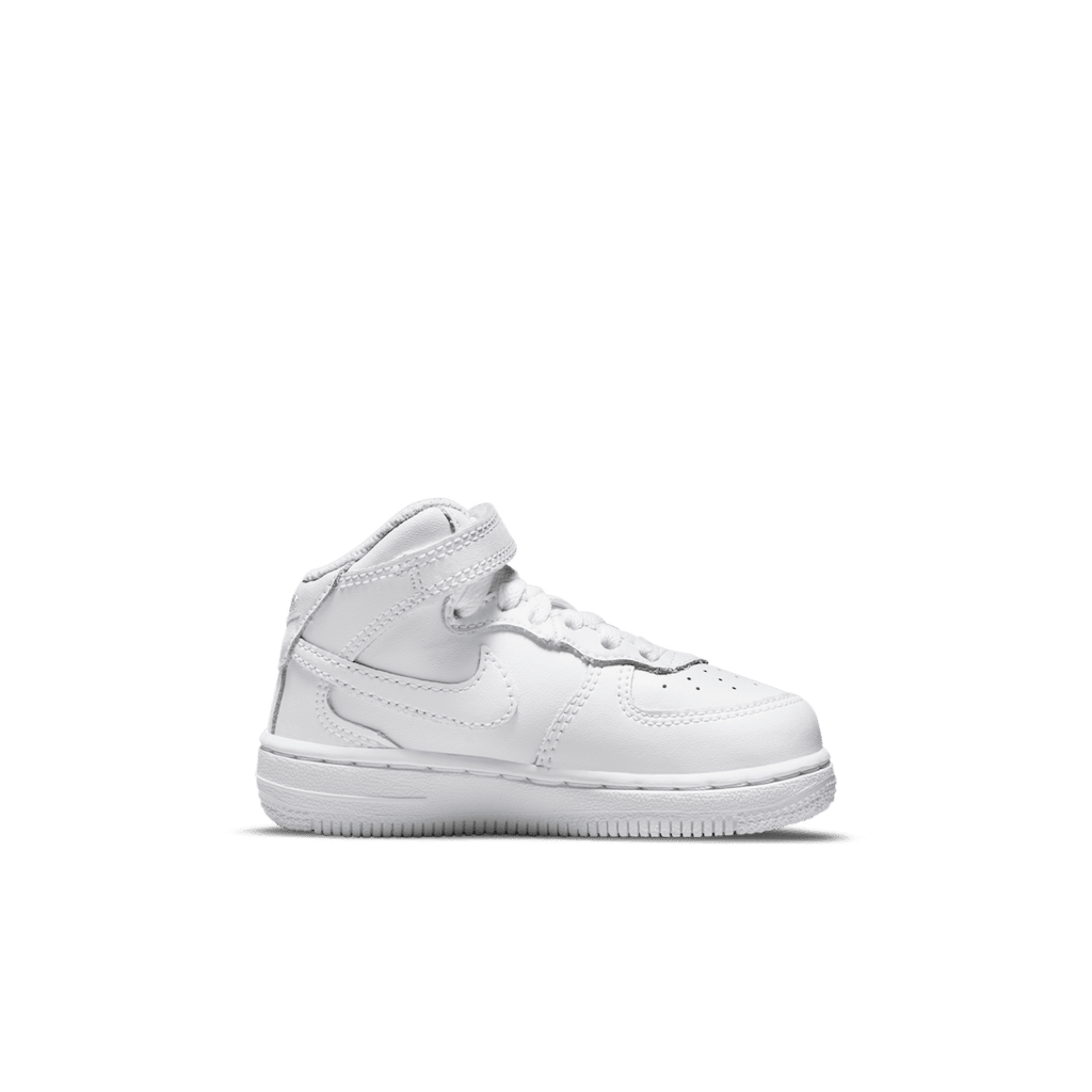 Nike Force 1 Mid LE Baby/Toddler Shoes - White/White