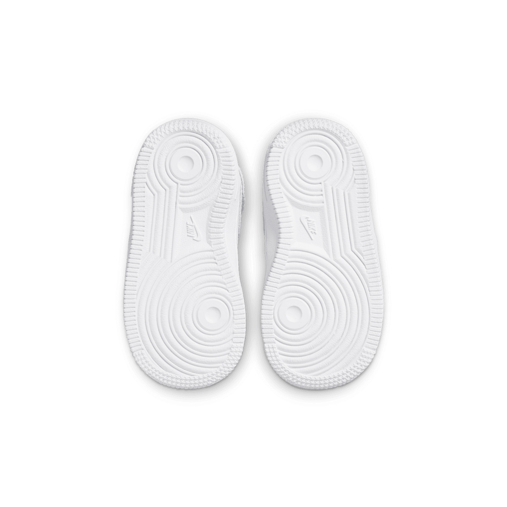 Nike Force 1 Mid LE Baby/Toddler Shoes - White/White
