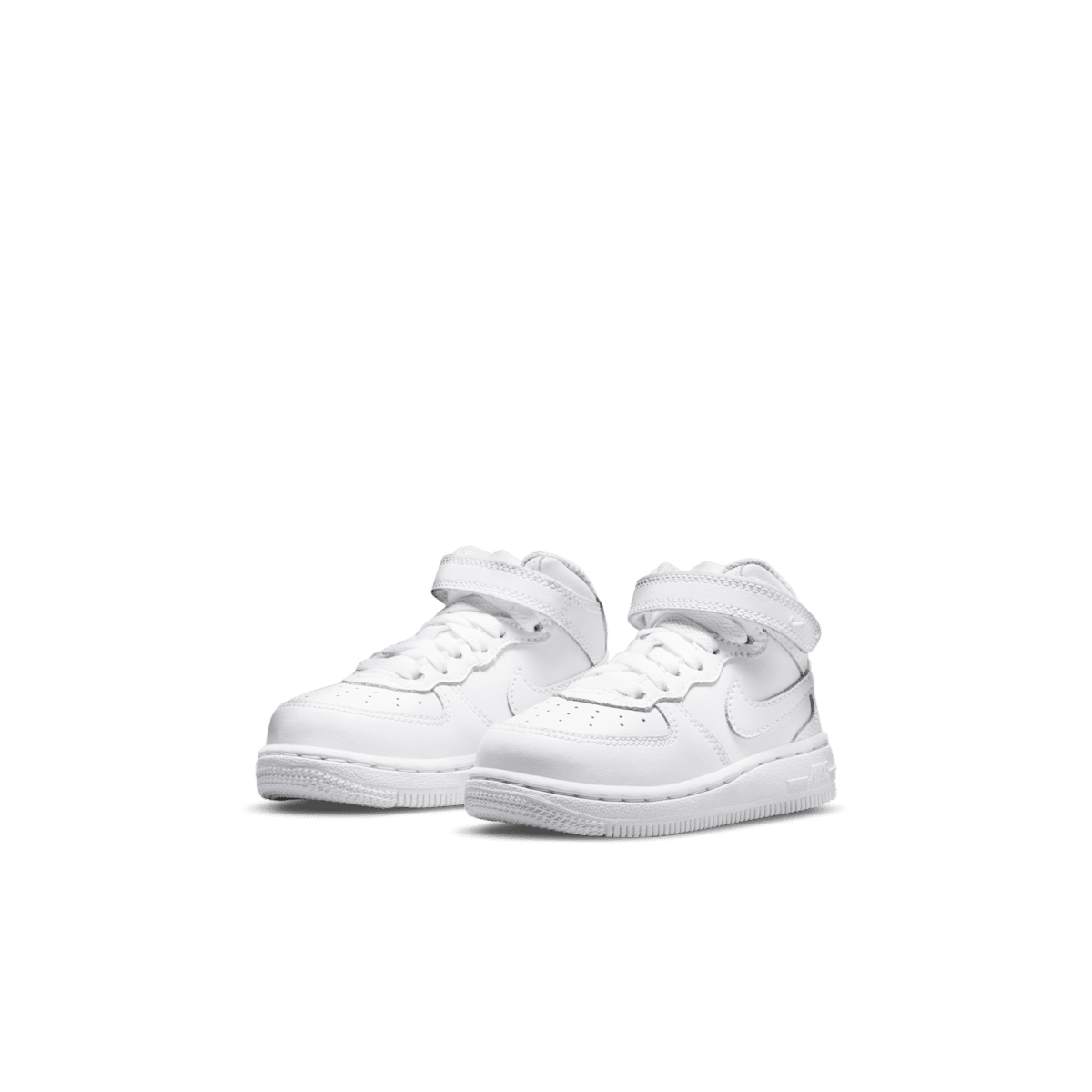 Nike Force 1 Mid LE Baby/Toddler Shoes - White/White