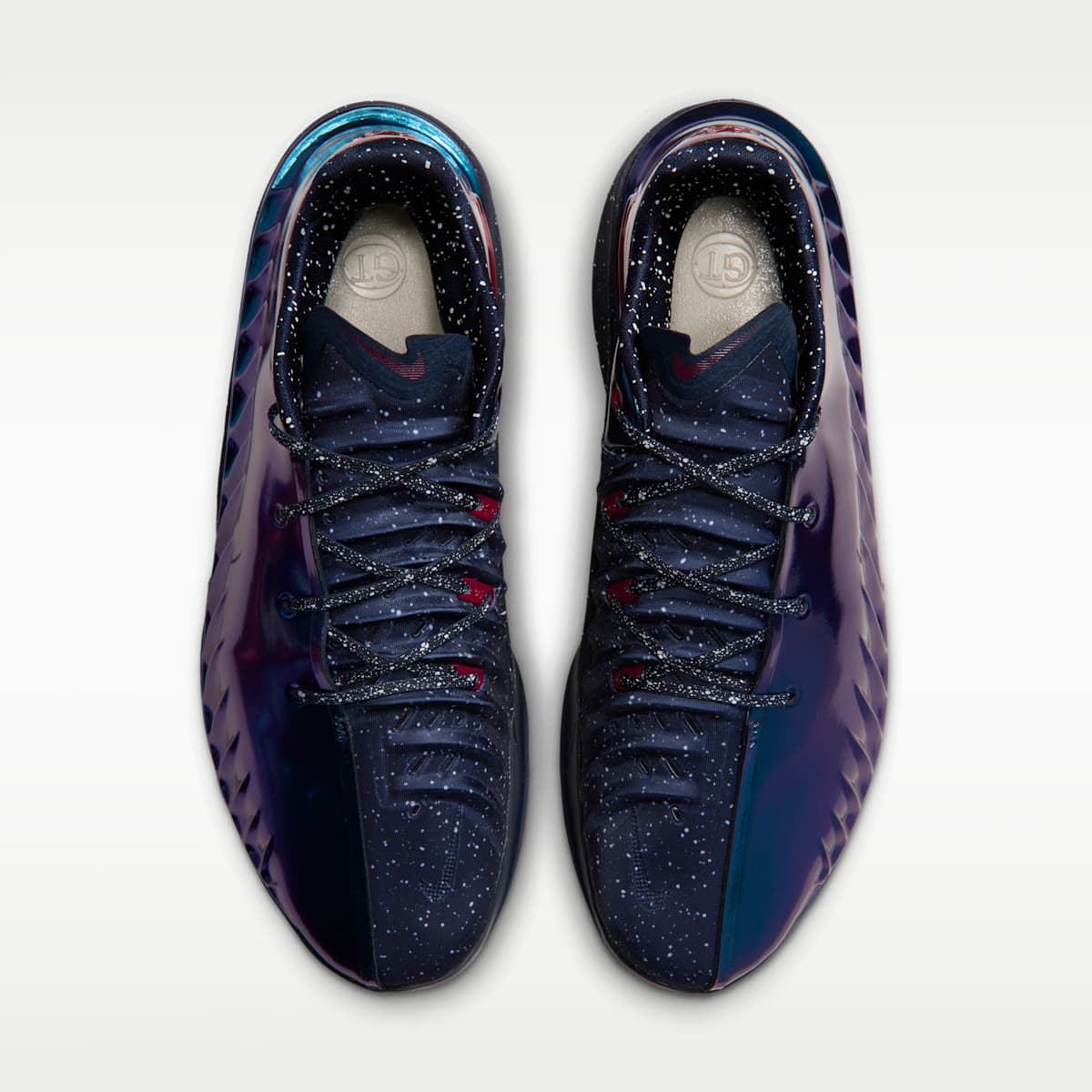 Nike G.T. Cut 4 "Cade Cunningham" Basketball Shoes - College Navy/Multi-Color/Fireberry - Image 4