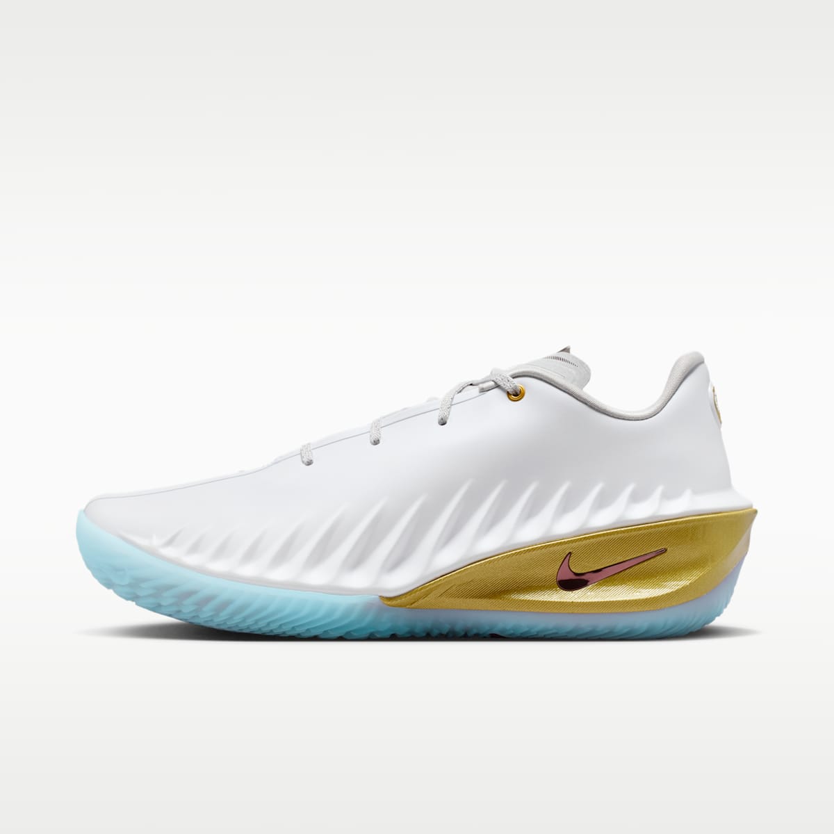 Nike G.T. Cut 4 CNY Basketball Shoes - White/Metallic Gold/Vast Grey/Light Chocolate - Image 1