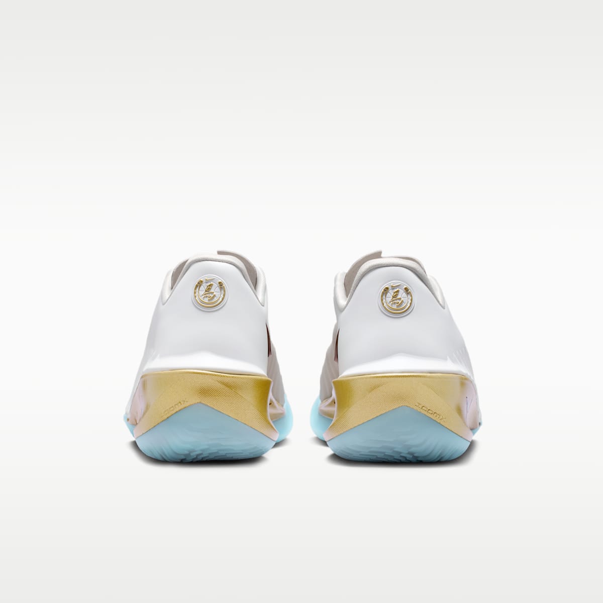 Nike G.T. Cut 4 CNY Basketball Shoes - White/Metallic Gold/Vast Grey/Light Chocolate - Image 6