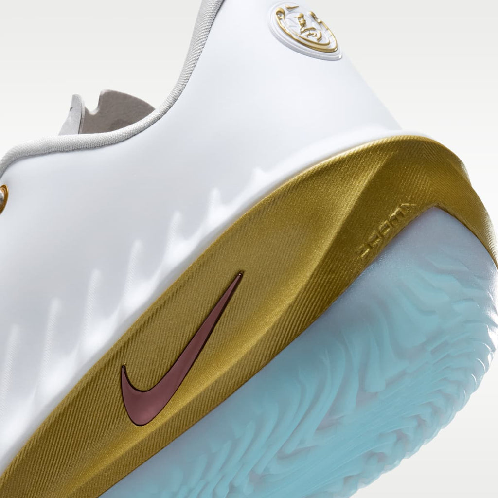 Nike G.T. Cut 4 CNY Basketball Shoes - White/Metallic Gold/Vast Grey/Light Chocolate - Image 8