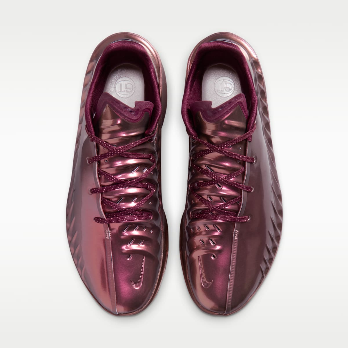 Women's Nike G.T. Cut 4 "Dylan Harper" Basketball Shoes - Metallic Rose Gold/Deep Maroon