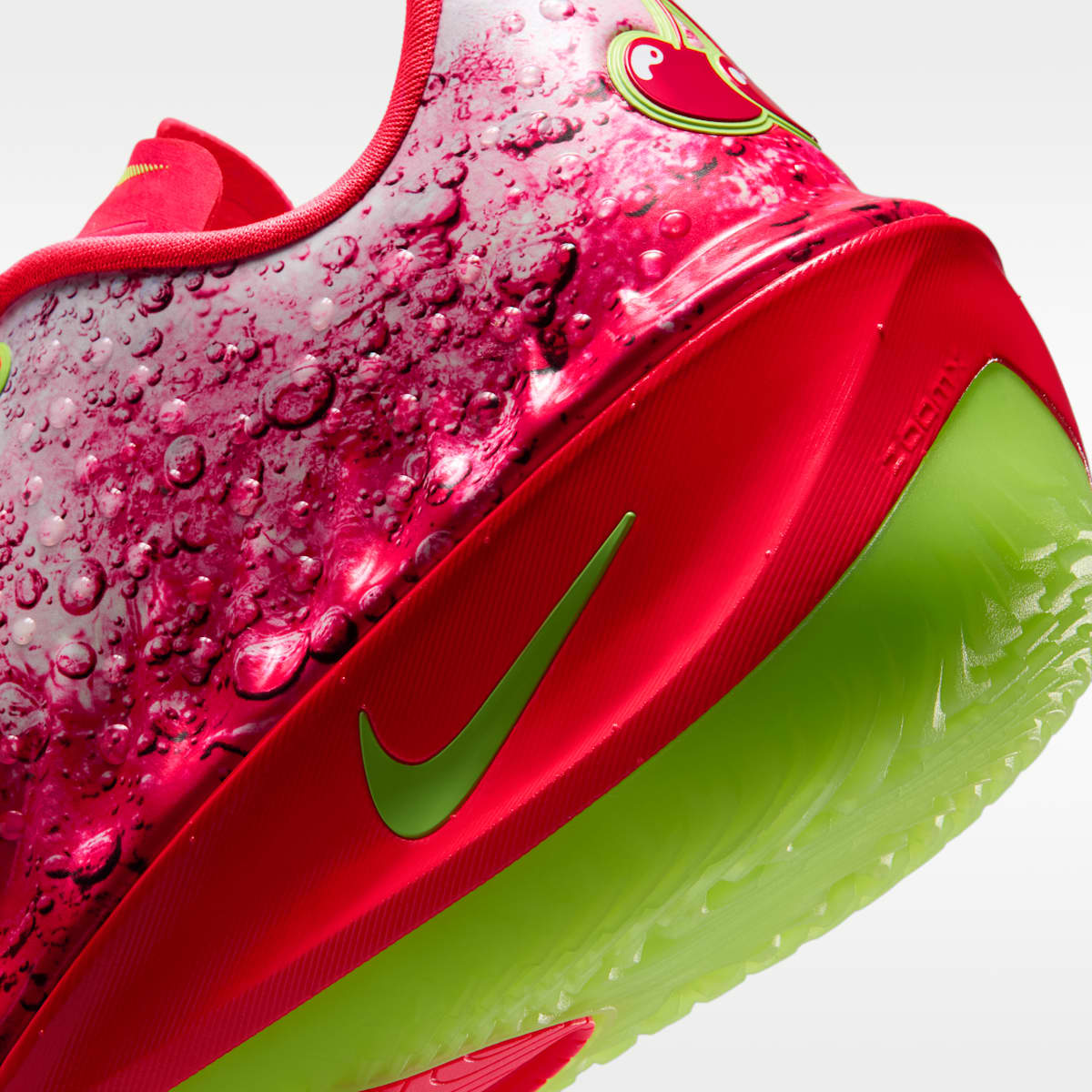 Women's Nike G.T. Cut 4 "Shirley Buckets" Basketball Shoes - Laser Crimson/Sport Red/Sport Red/Key Lime