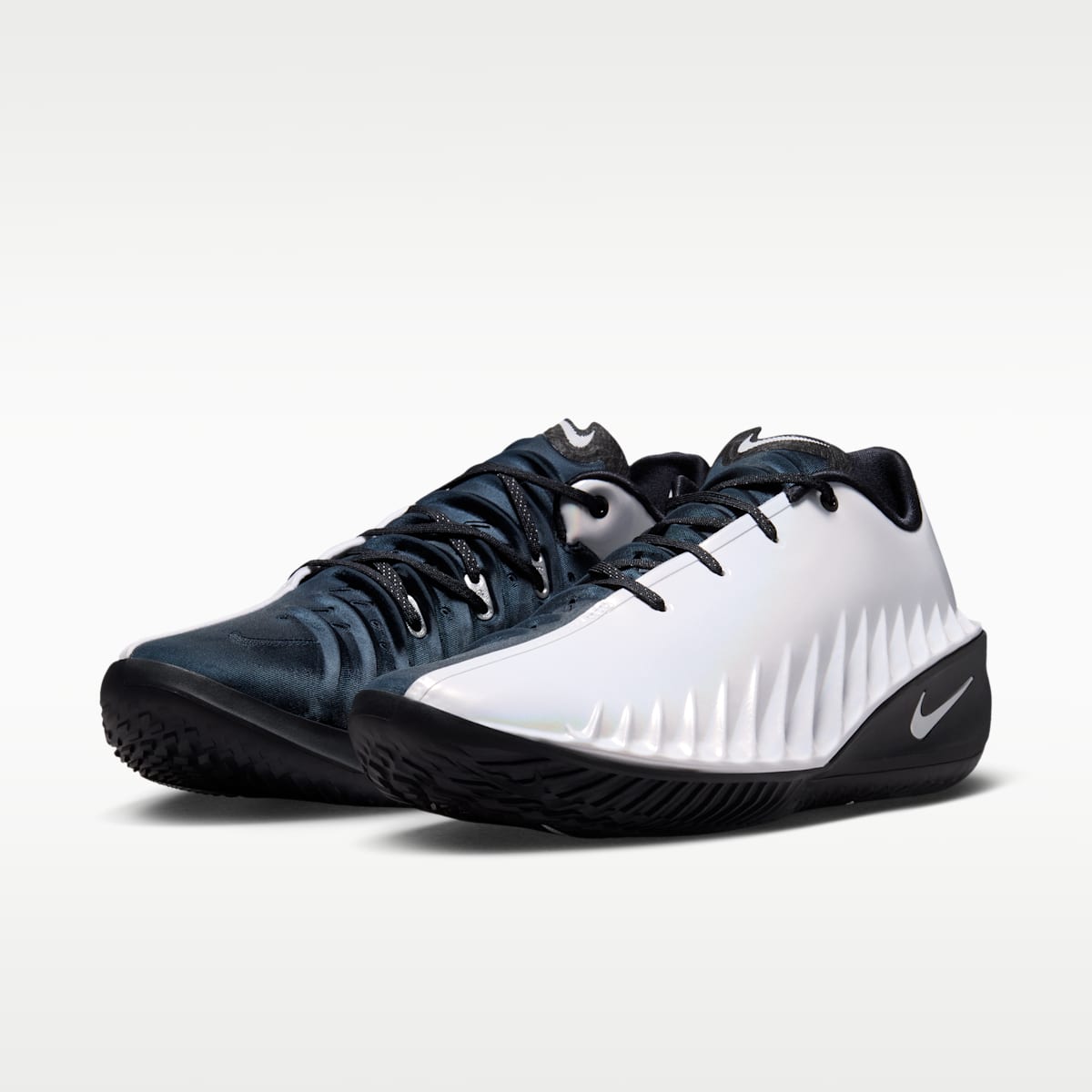 Nike G.T. Cut 4 Basketball Shoes - White/Black/Metallic Silver - Image 5
