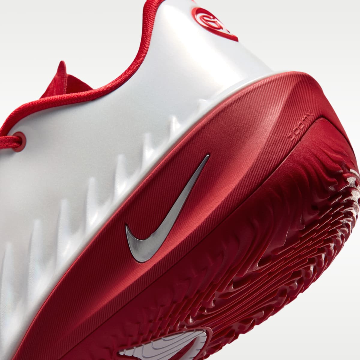 Women's Nike G.T. Cut 4 Basketball Shoes - White/University Red/Metallic Silver