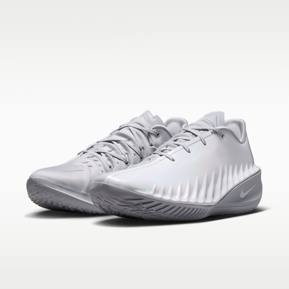 Women's Nike G.T. Cut 4 Basketball Shoes - White/Wolf Grey/Multi-Color/Metallic Silver