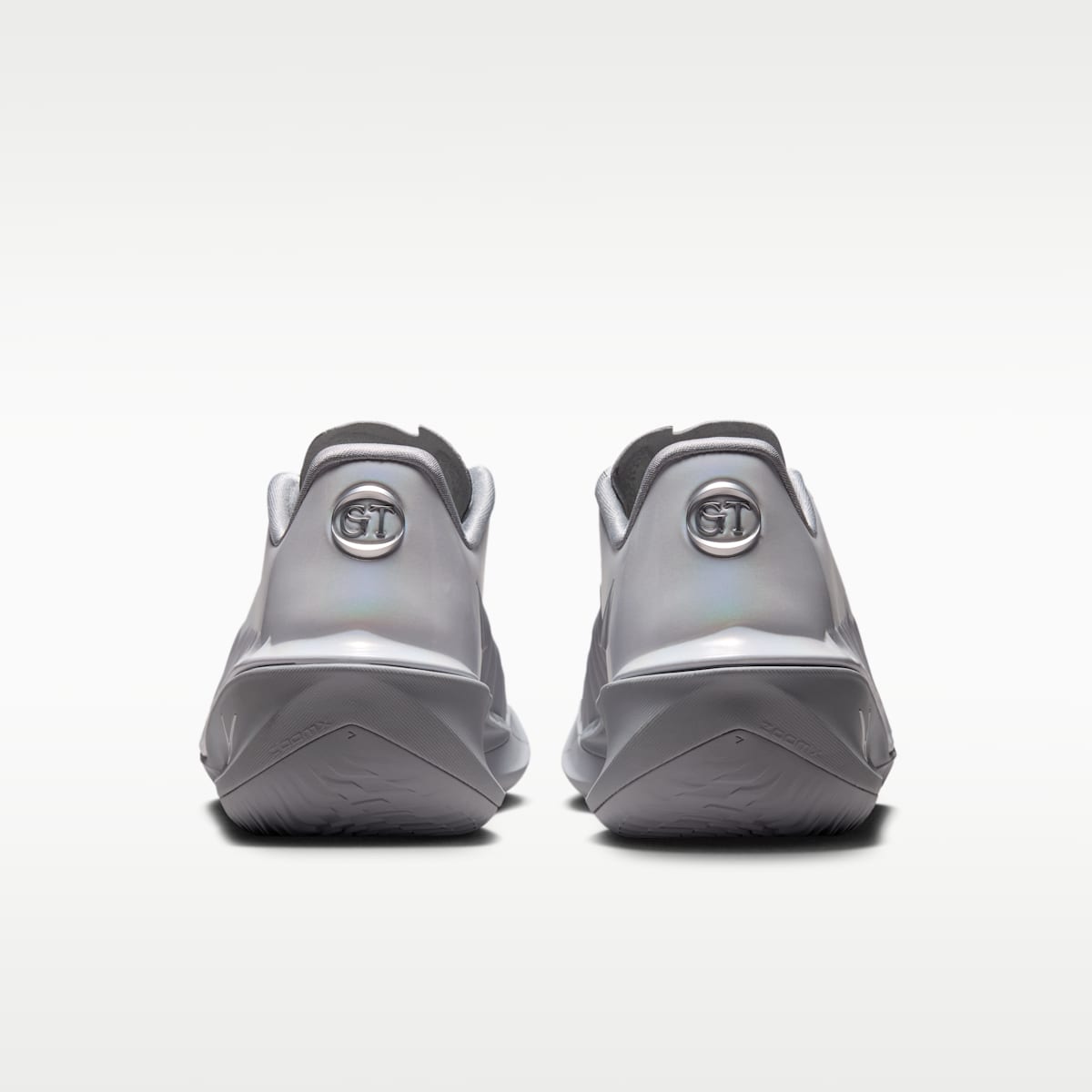 Nike G.T. Cut 4 Basketball Shoes - White/Wolf Grey/Multi-Color/Metallic Silver - Image 6