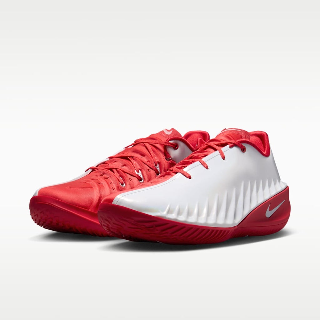 Nike G.T. Cut 4 Basketball Shoes - White/University Red/Metallic Silver - Image 5