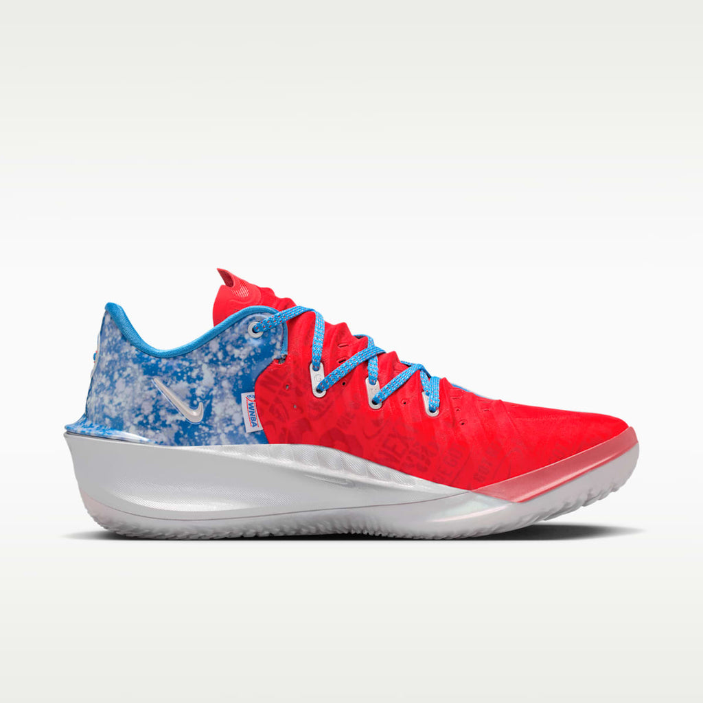 Women's Nike G.T. Cut 4 "WNBA 30th" Basketball Shoes - Light Photo Blue/Metallic Silver/White/Action Red