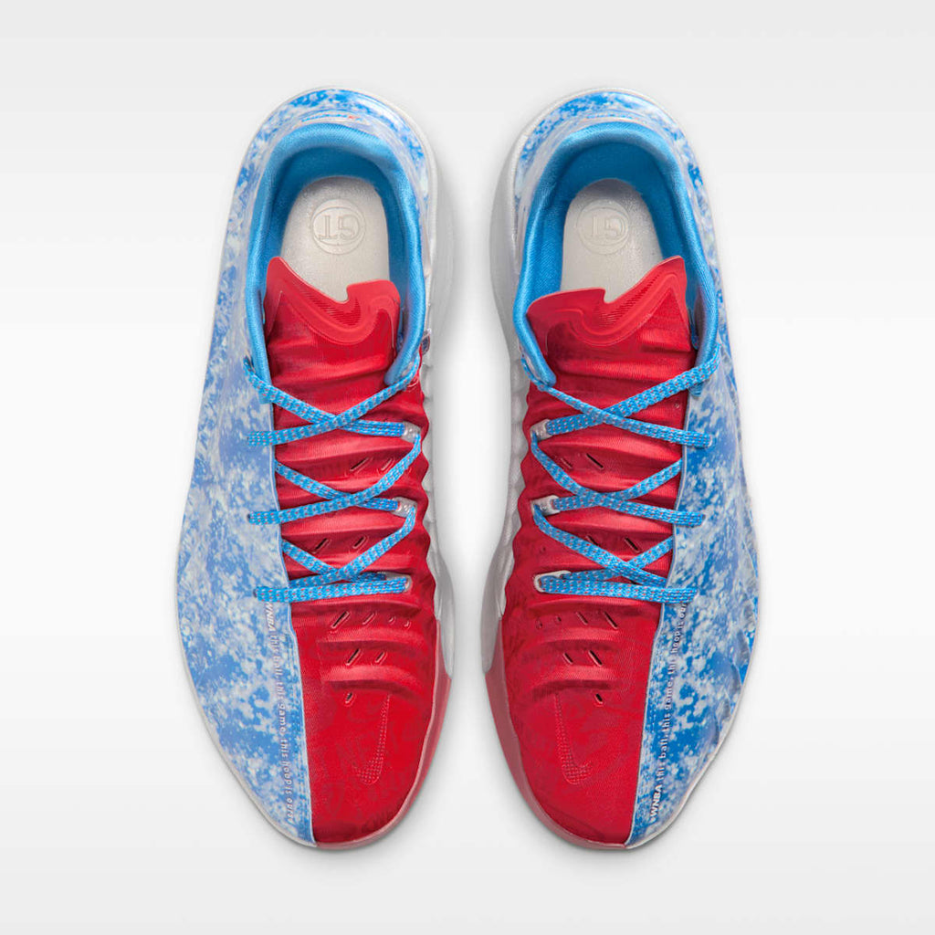 Women's Nike G.T. Cut 4 "WNBA 30th" Basketball Shoes - Light Photo Blue/Metallic Silver/White/Action Red