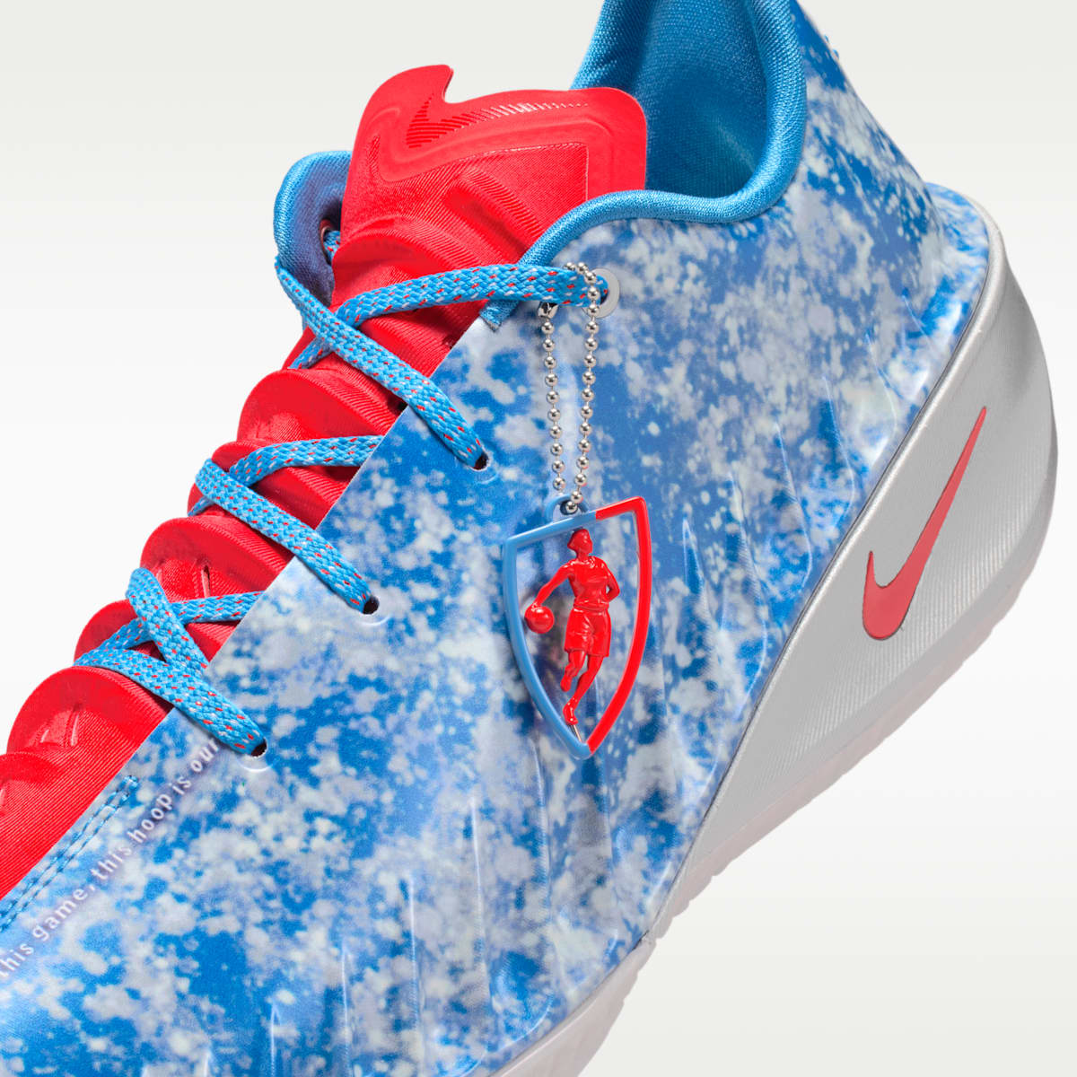 Women's Nike G.T. Cut 4 "WNBA 30th" Basketball Shoes - Light Photo Blue/Metallic Silver/White/Action Red
