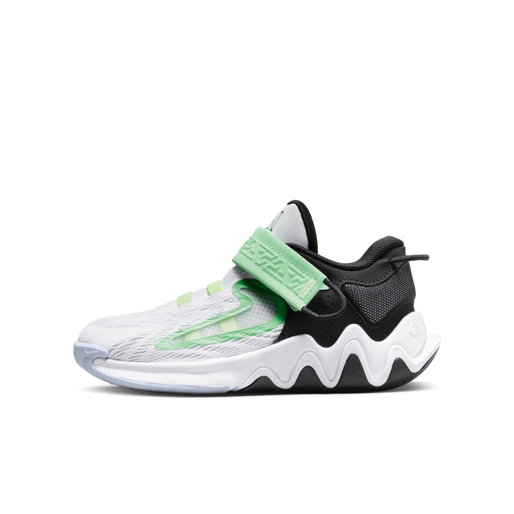 Giannis Immortality 2 Little Kids' Shoes - White/Barely Volt/Grey Fog/Black