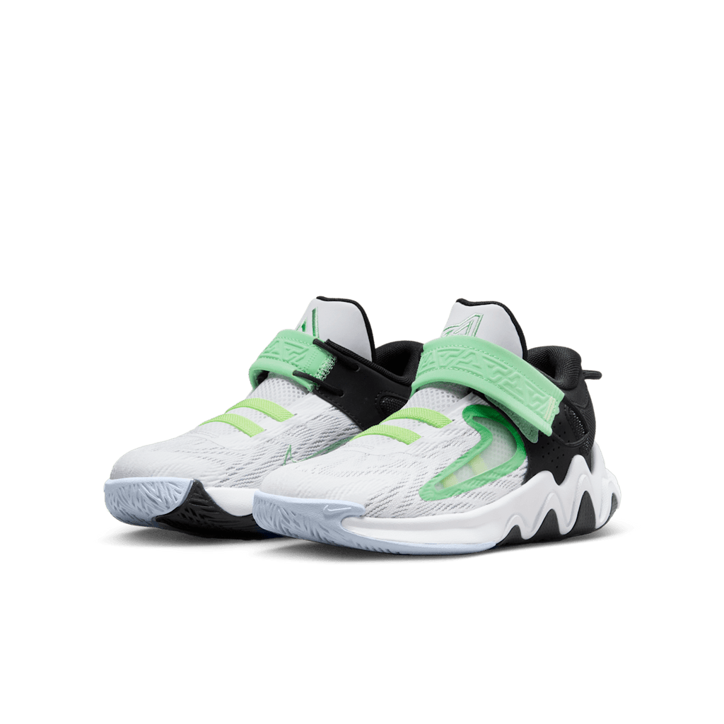 Giannis Immortality 2 Little Kids' Shoes - White/Barely Volt/Grey Fog/Black