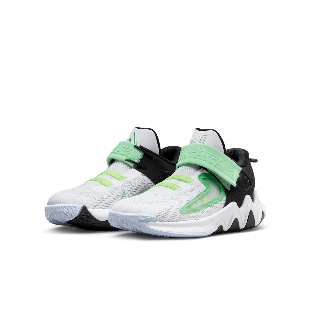 Giannis Immortality 2 Little Kids' Shoes - White/Barely Volt/Grey Fog/Black