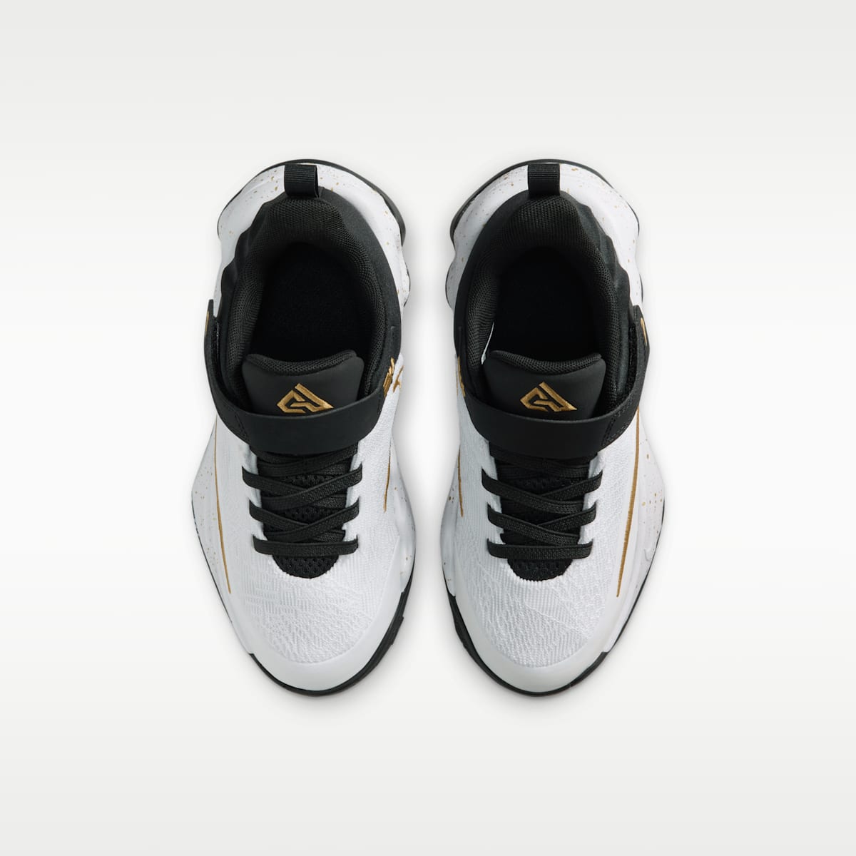 Giannis Immortality 4 Little Kids' Shoes - Black/White/Metallic Gold