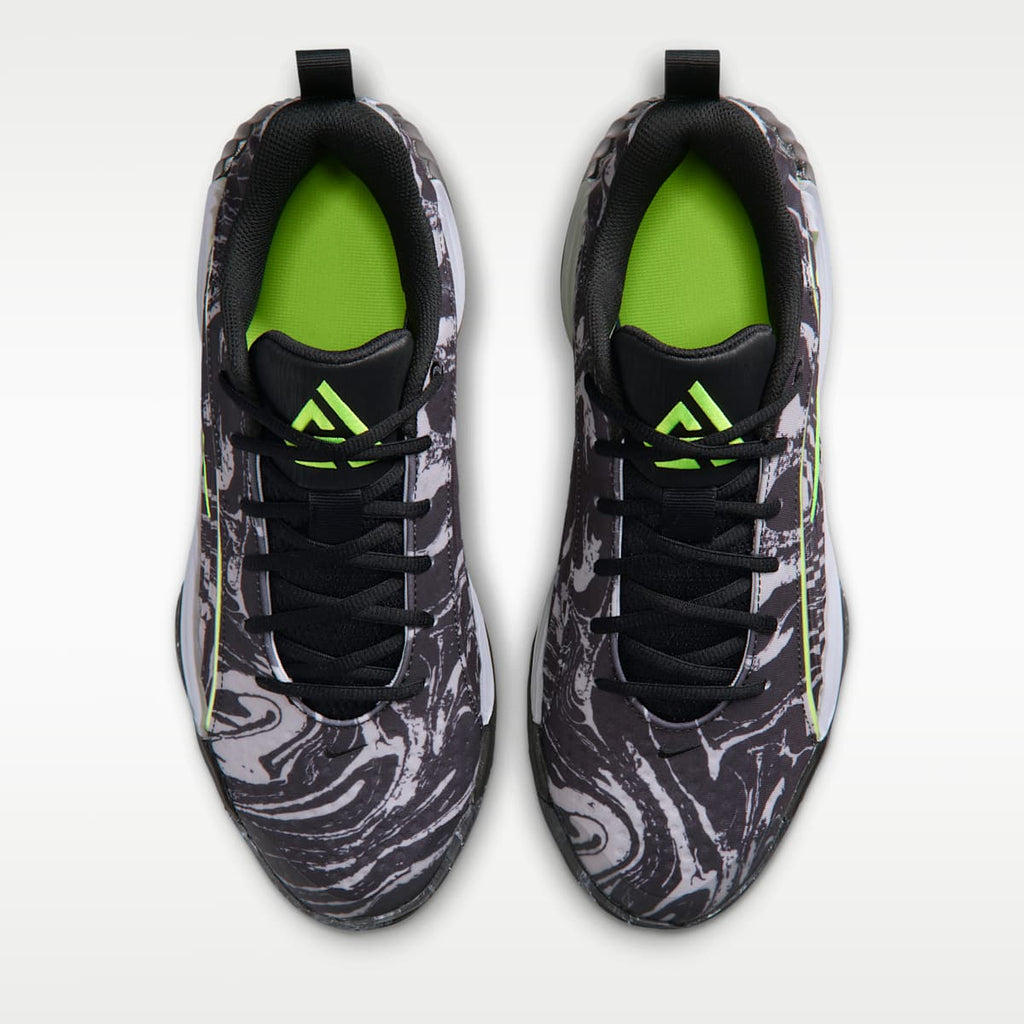Women's Giannis Immortality 5 Basketball Shoes - Black/Light Smoke Grey/Volt