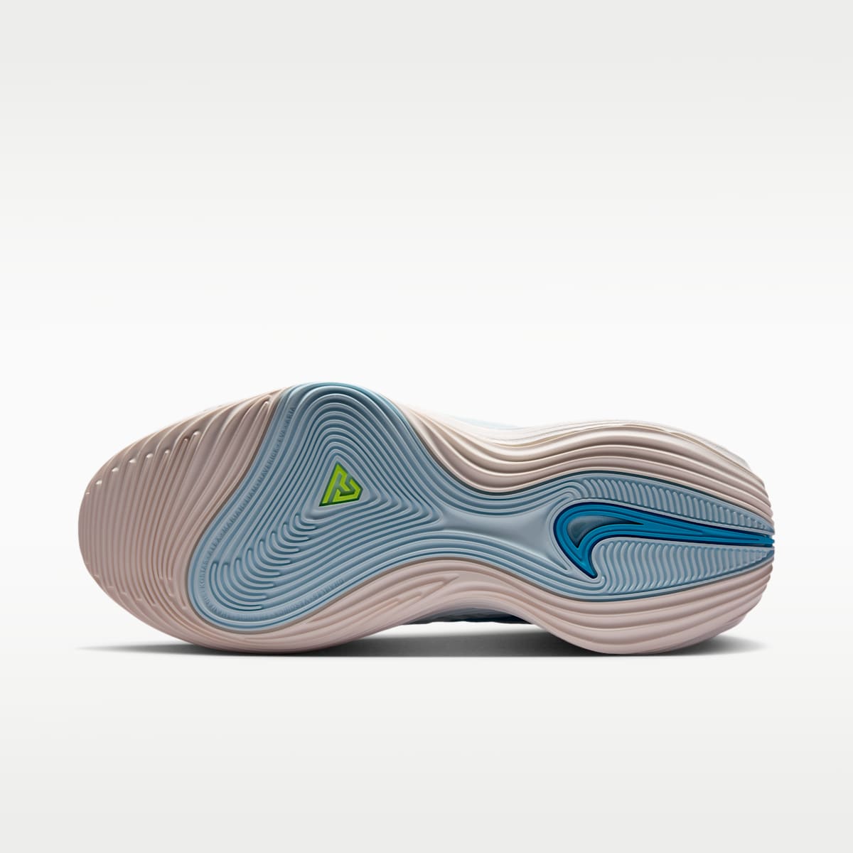 Giannis Immortality 5 Basketball Shoes - Sail/Glacier Blue/Chalk/Light Current Blue - Image 2