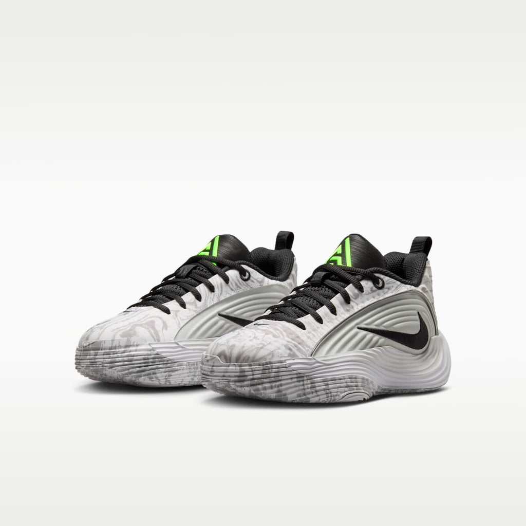 Giannis Immortality 5 Big Kids' Basketball Shoes - White/Off White/Light Smoke Grey/Metallic Silver - Image 5