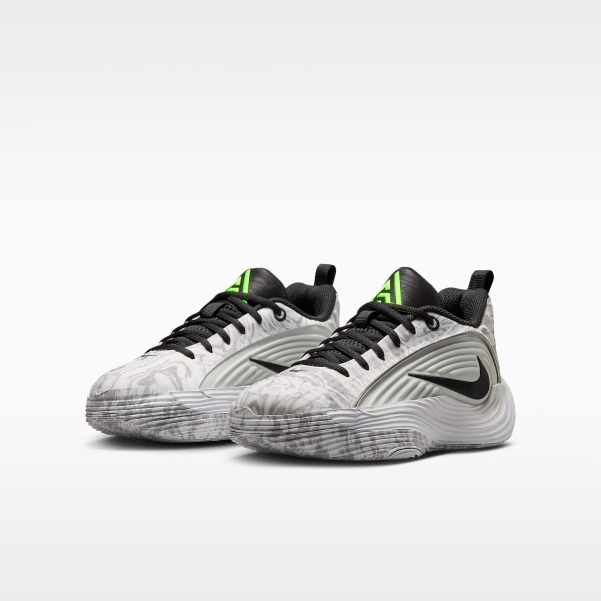 Giannis Immortality 5 Big Kids' Basketball Shoes - White/Off White/Light Smoke Grey/Metallic Silver - Image 5