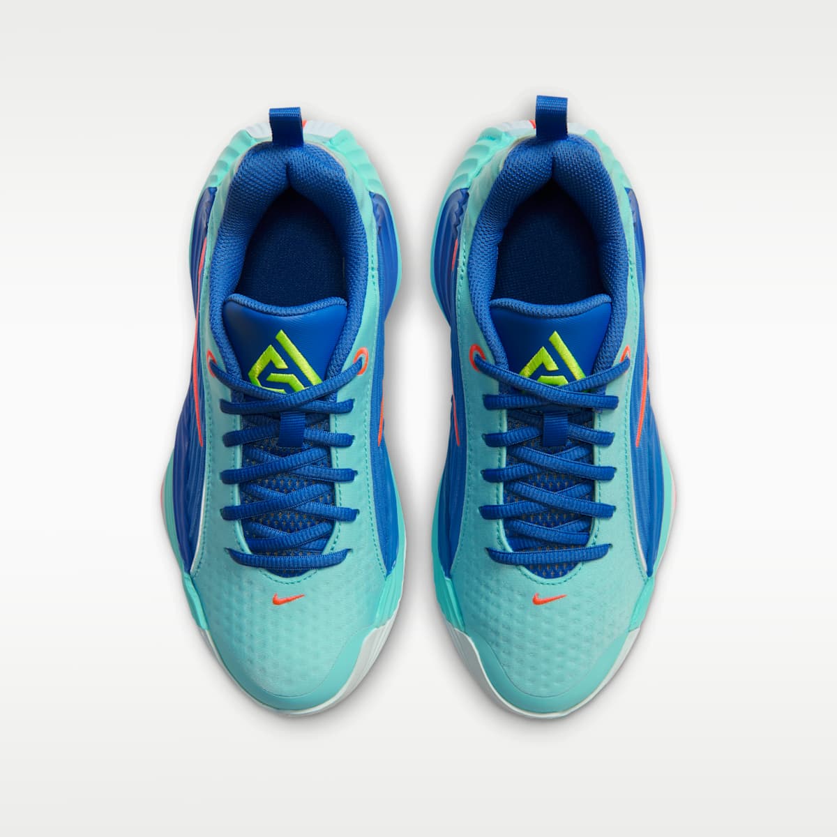 Giannis Immortality 5 Big Kids' Basketball Shoes - Hyper Turquoise/Star Blue/Hyper Turquoise/Hyper Orange - Image 4