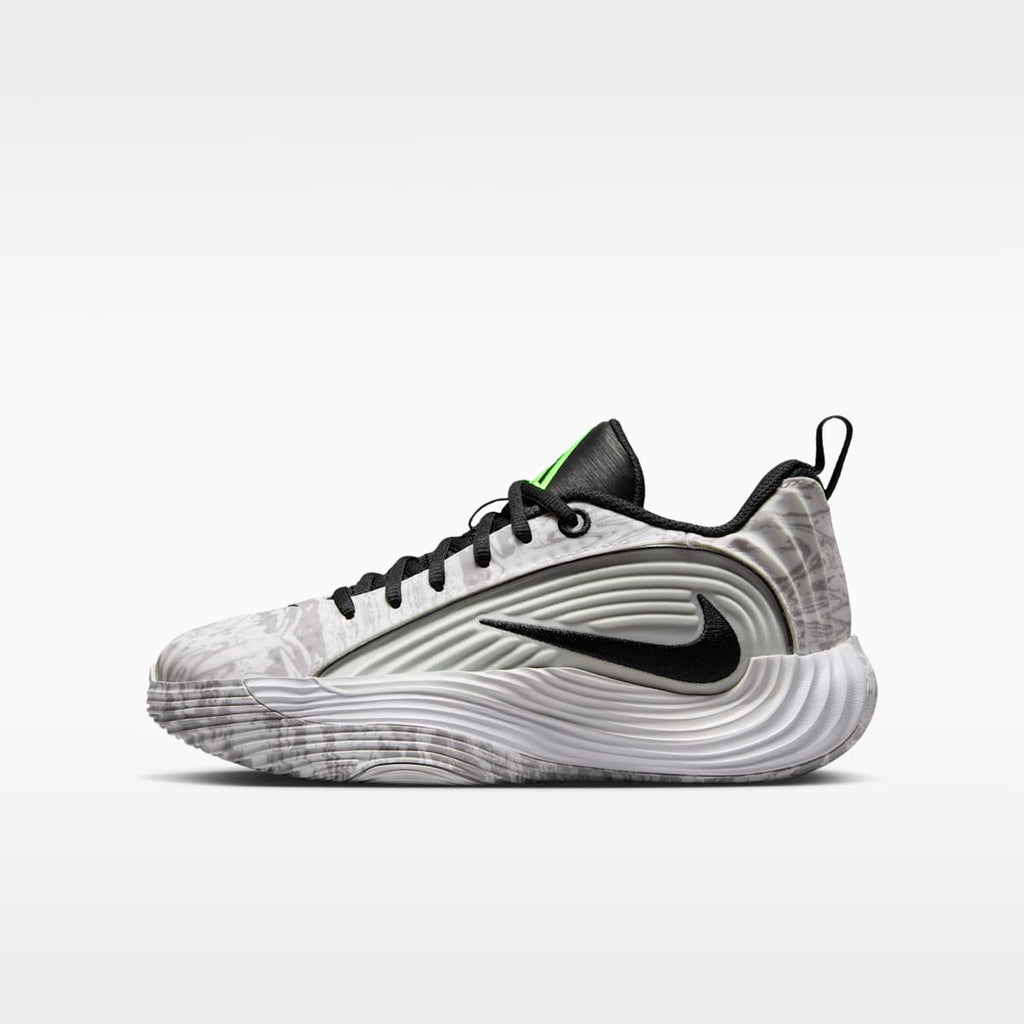 Giannis Immortality 5 Big Kids' Basketball Shoes - White/Off White/Light Smoke Grey/Metallic Silver - Image 1