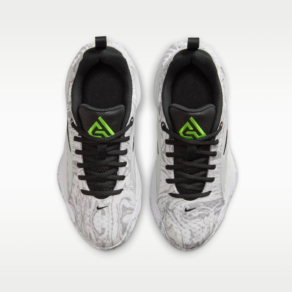 Giannis Immortality 5 Big Kids' Basketball Shoes - White/Off White/Light Smoke Grey/Metallic Silver - Image 4