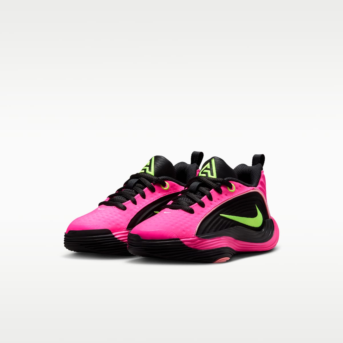 Giannis Immortality 5 Little Kids' Basketball Shoes - Hyper Pink/Oracle Pink/Black/Volt - Image 5
