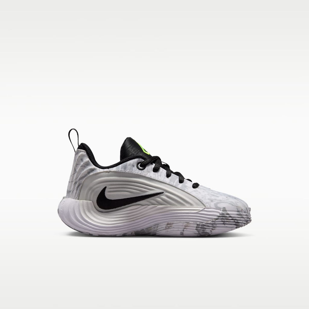 Giannis Immortality 5 Little Kids' Basketball Shoes - White/Off White/Light Smoke Grey/Metallic Silver - Image 3
