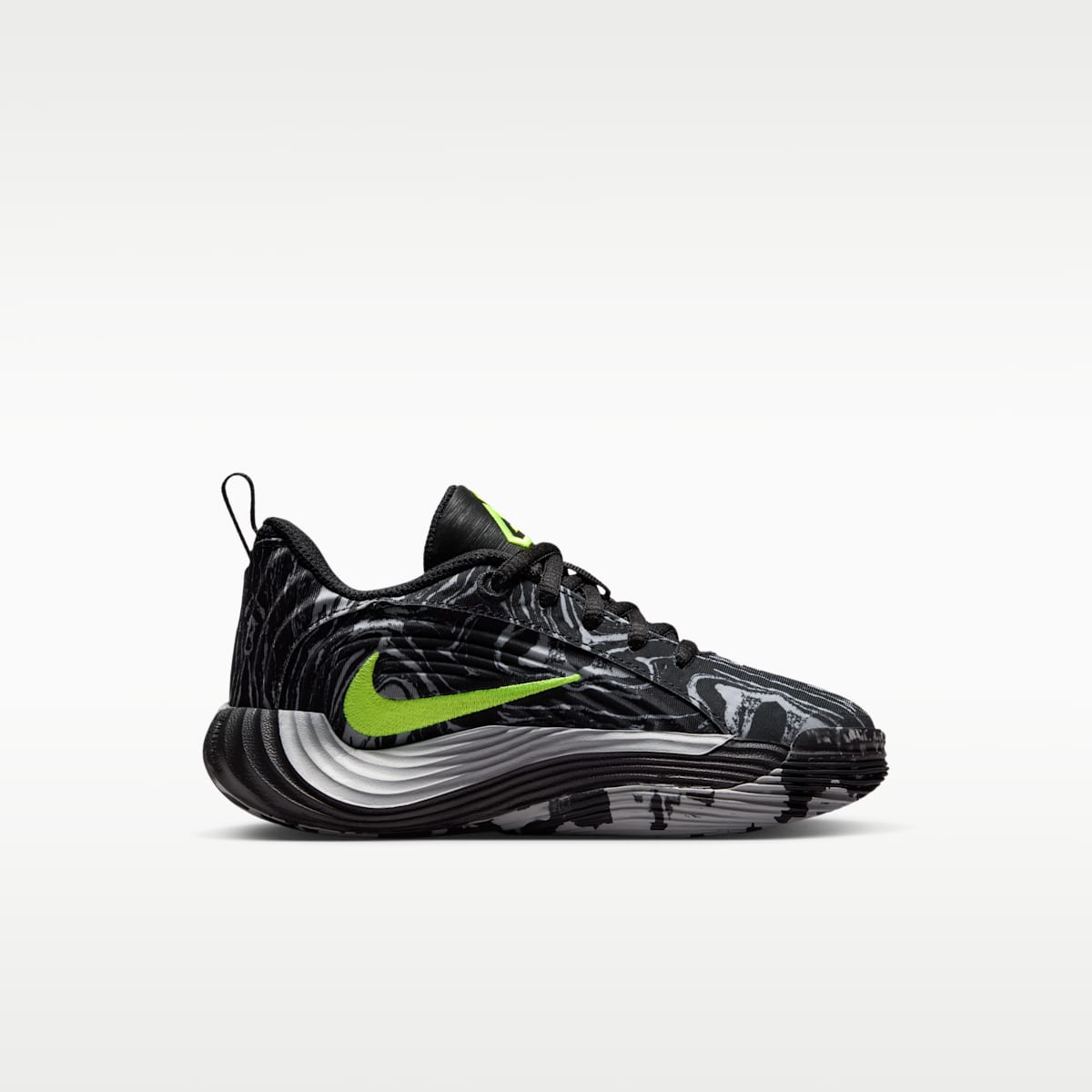 Giannis Immortality 5 Little Kids' Basketball Shoes - Black/Light Smoke Grey/Volt - Image 3