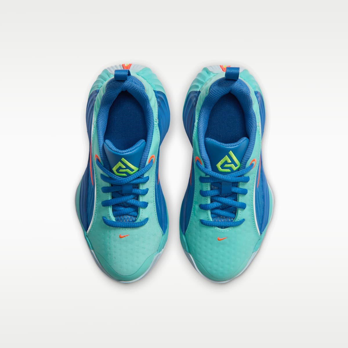 Giannis Immortality 5 Little Kids' Basketball Shoes - Hyper Turquoise/Star Blue/Hyper Turquoise/Hyper Orange