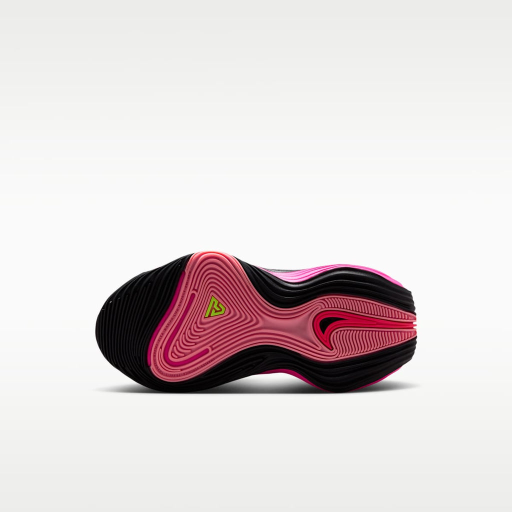 Giannis Immortality 5 Little Kids' Basketball Shoes - Hyper Pink/Oracle Pink/Black/Volt - Image 2