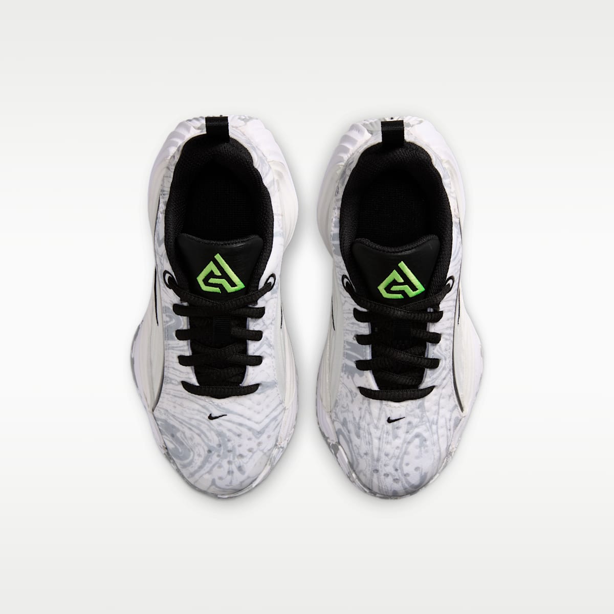 Giannis Immortality 5 Little Kids' Basketball Shoes - White/Off White/Light Smoke Grey/Metallic Silver - Image 4