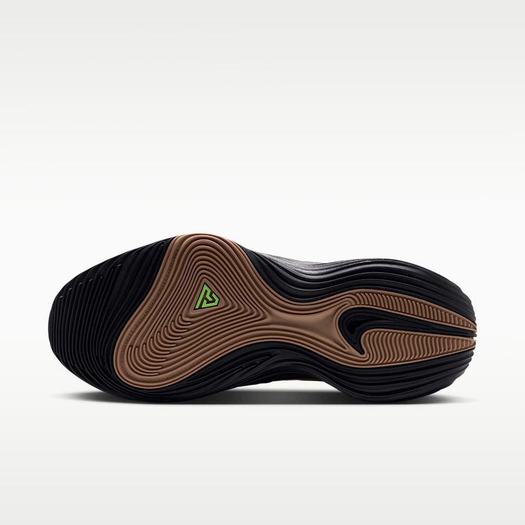 Giannis Immortality 5 Basketball Shoes - Black/Gum Light Brown/Volt/Metallic Gold - Image 2