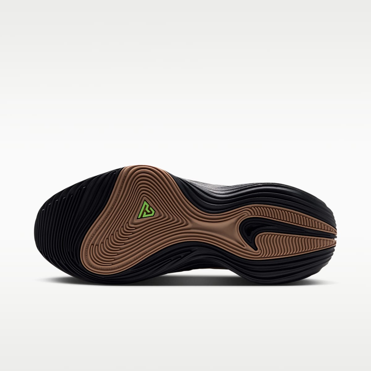 Giannis Immortality 5 Basketball Shoes - Black/Gum Light Brown/Volt/Metallic Gold - Image 2