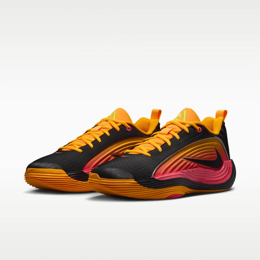 Women's Giannis Immortality 5 Basketball Shoes - Laser Crimson/Laser Orange/Black/Black