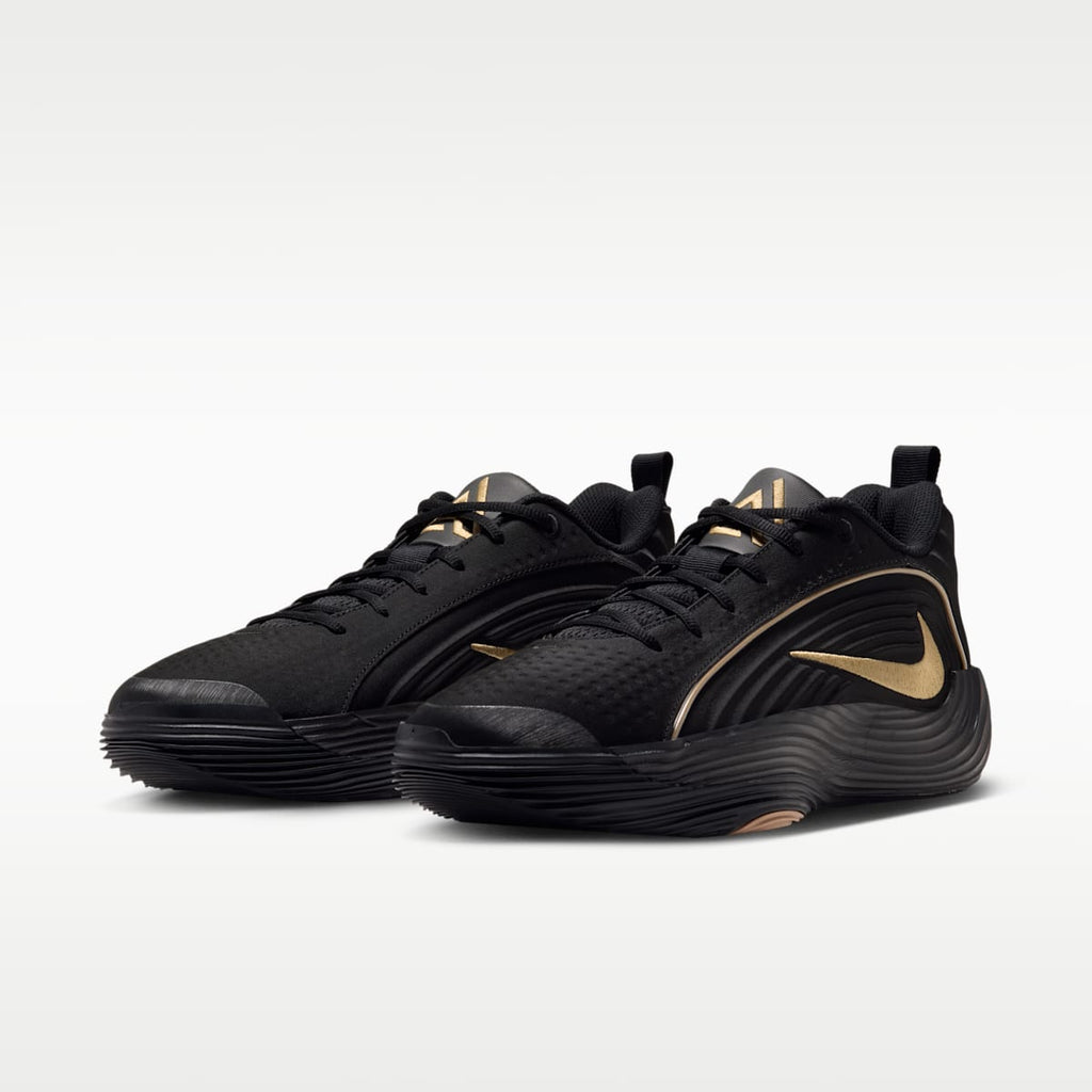 Giannis Immortality 5 Basketball Shoes - Black/Gum Light Brown/Volt/Metallic Gold - Image 5