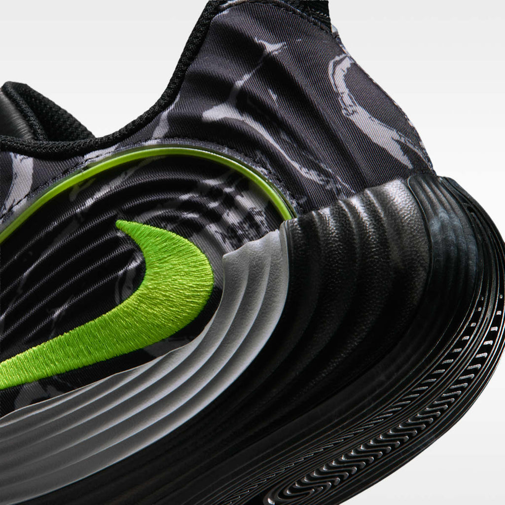 Women's Giannis Immortality 5 Basketball Shoes - Black/Light Smoke Grey/Volt
