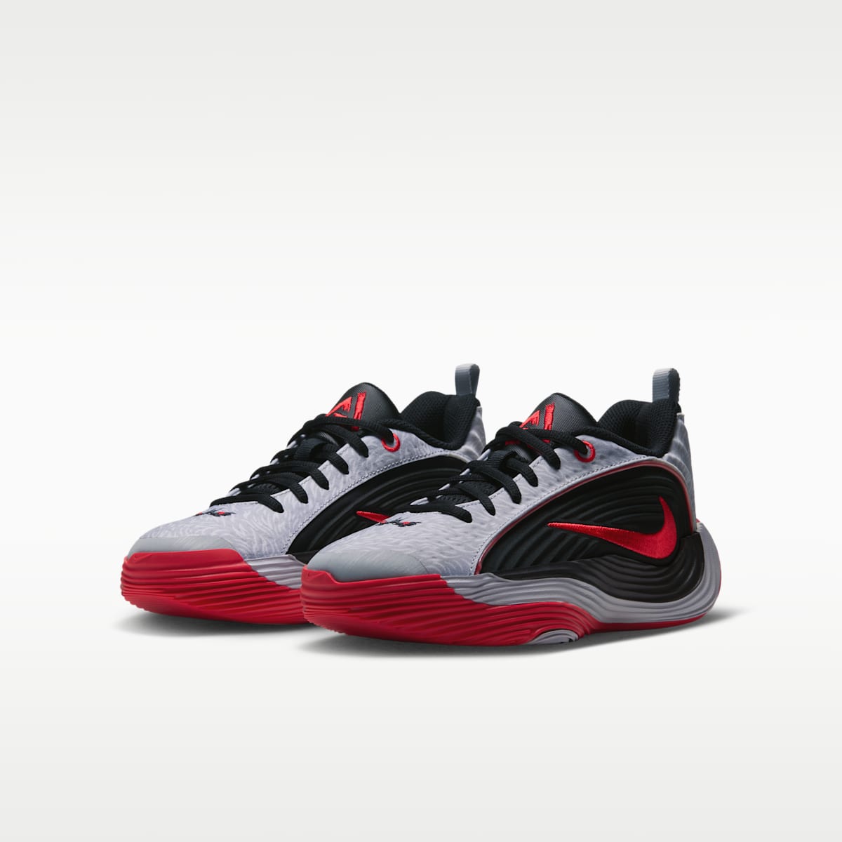 Giannis Immortality 5 Big Kids' Basketball Shoes - Wolf Grey/Black/Photon Dust/University Red - Image 5