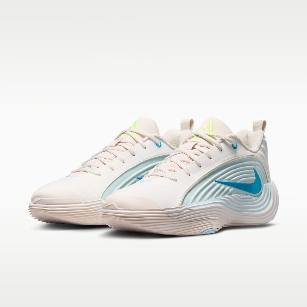 Giannis Immortality 5 Basketball Shoes - Sail/Glacier Blue/Chalk/Light Current Blue - Image 5