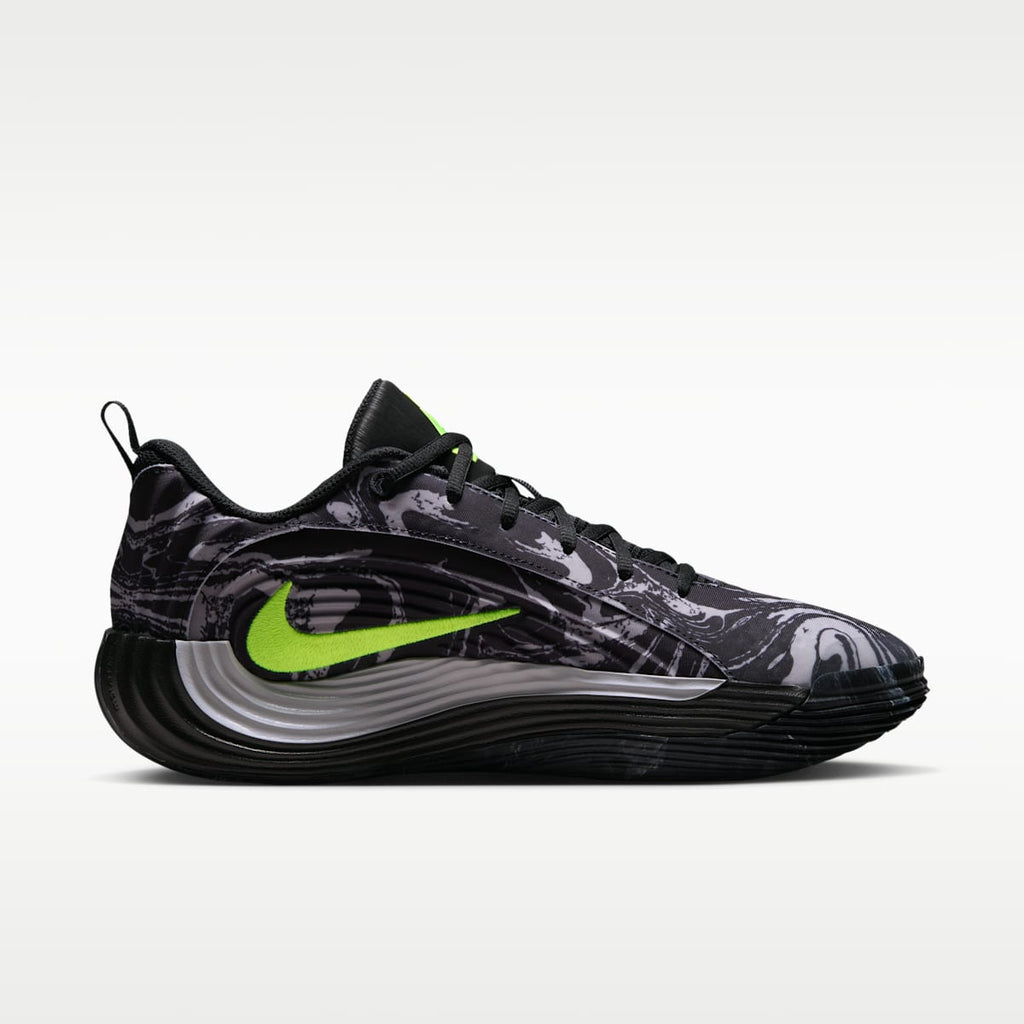 Women's Giannis Immortality 5 Basketball Shoes - Black/Light Smoke Grey/Volt