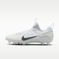 Nike Huarache 9 Elite Low LAX Lacrosse Cleats - White/White/Black - Image 1