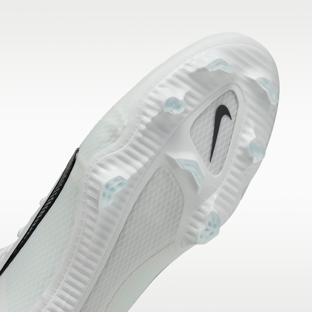 Women's Nike Huarache 9 Elite Low LAX Lacrosse Cleats - White/White/Black